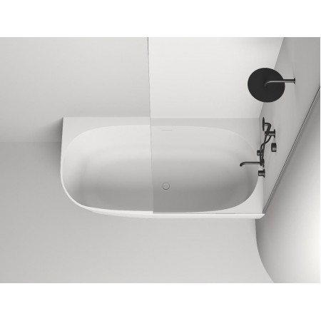 Ванна пристенная угловая матовая 170x85 SALINI Sofia Corner R 102524M Ванна пристенная угловая матовая 170x85 SALINI Sofia Corner R 102524M